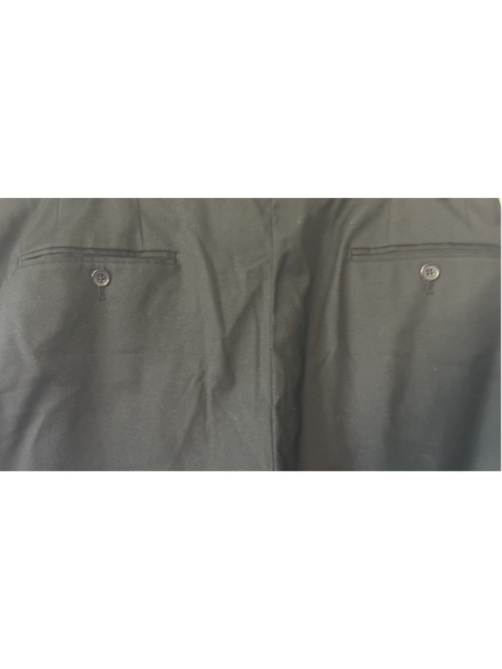 Lauren Ralph Lauren Men’s Black Dress Pants 36x32 Flat Front Stretch Slacks Bus - Picture 2 of 7
